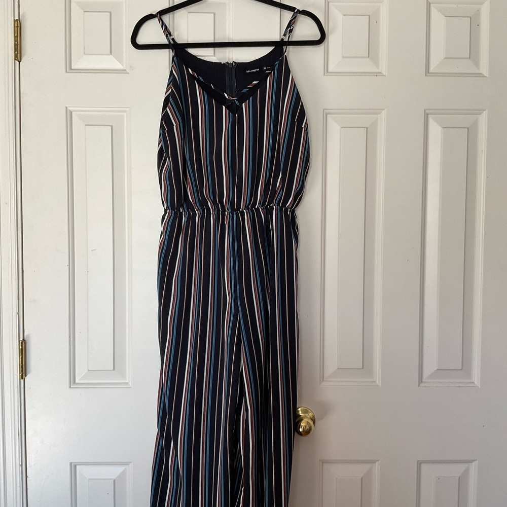 Striped jumpsuit